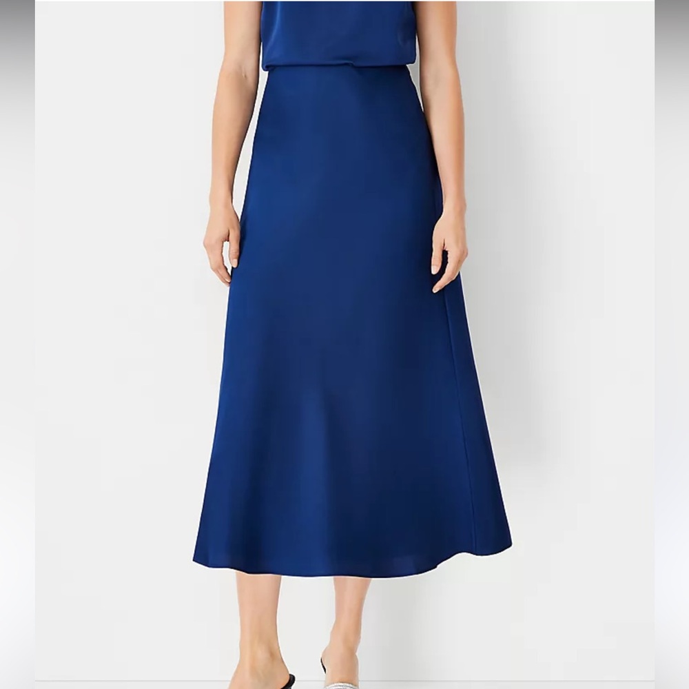 Ann Taylor Bias Midi Slip Skirt new with tags, women’s XL